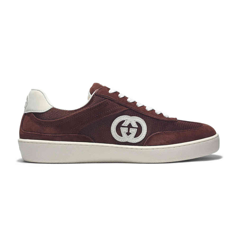 Wine Gucci Green Premium Interlocking G Sneaker