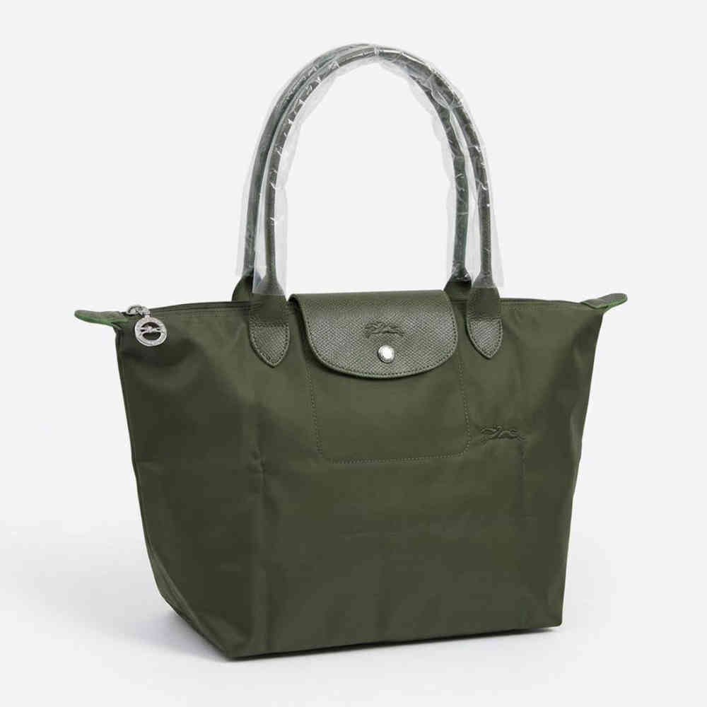 Longchamp Le Pliage Dark Green Tote Bag