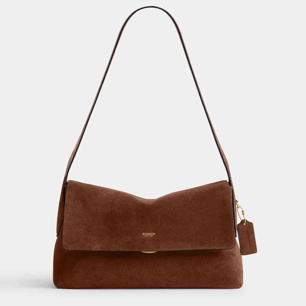 Brown Coach Chelsea Coffee Shoulder Bag
