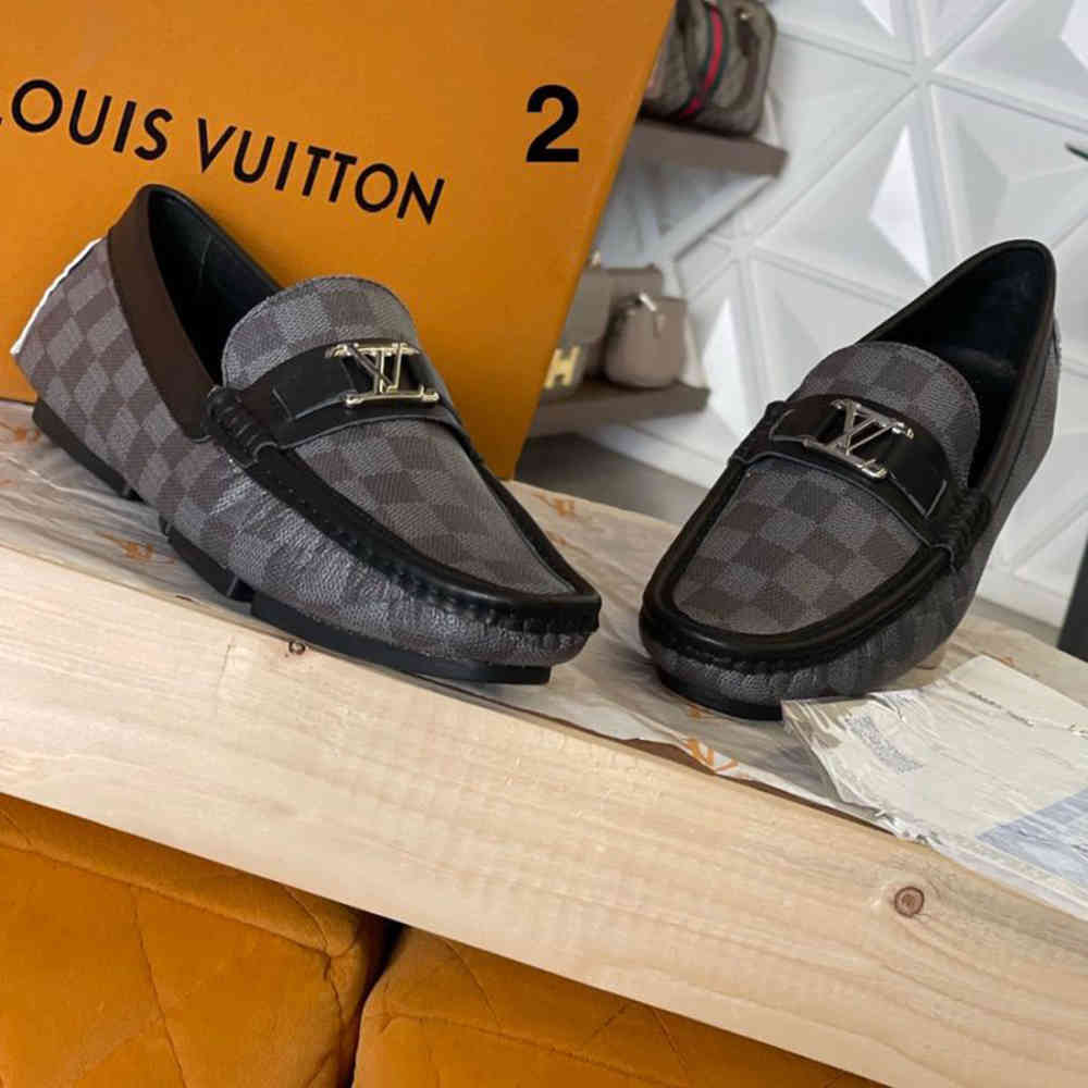 Louis Vuitton Hockenheim Moccasin Black Loafer