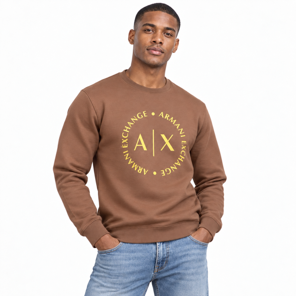 Brown Armani Exchange Black Premium Quality Sweatshirt