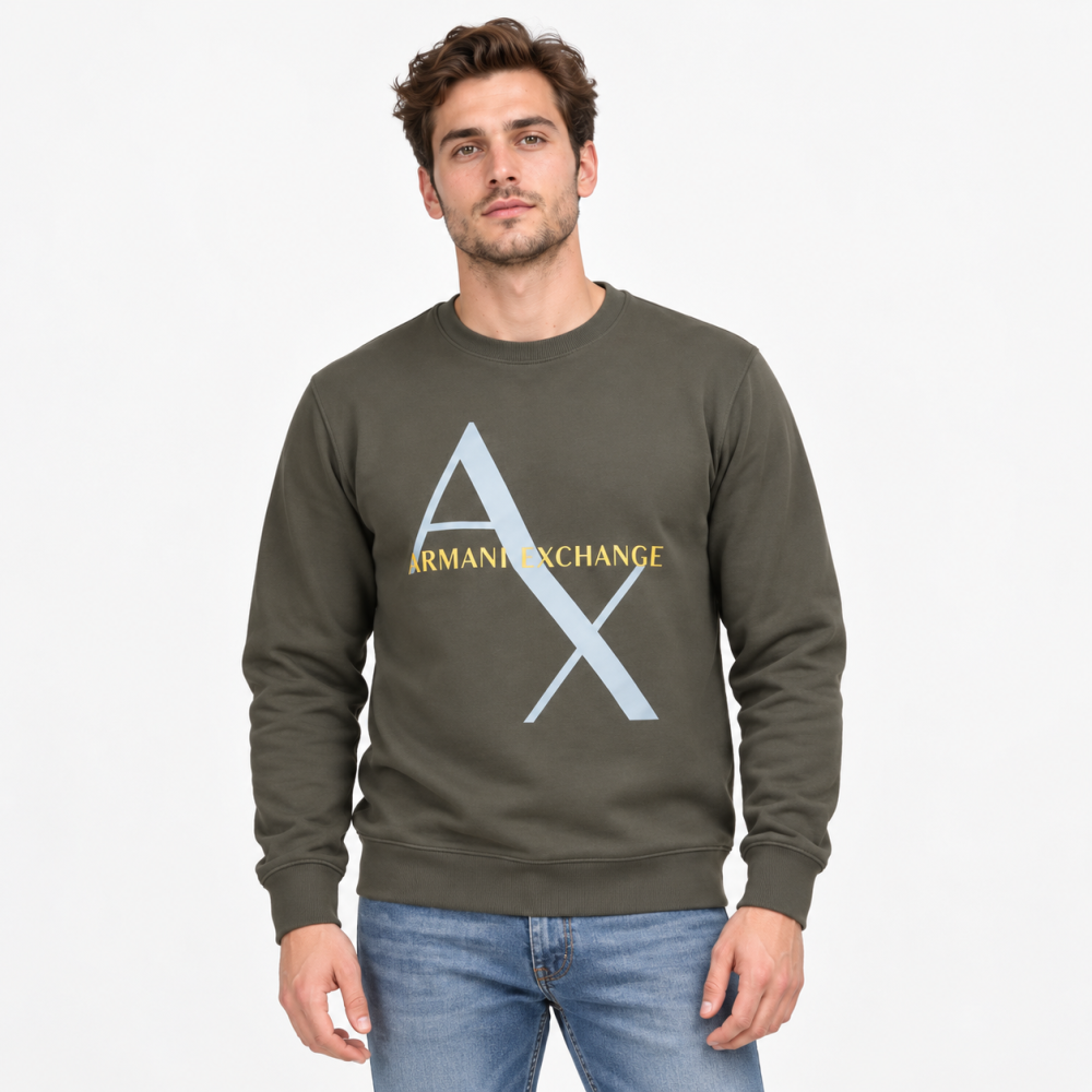 Armani Exchange Army Green Premium Sweatshirt