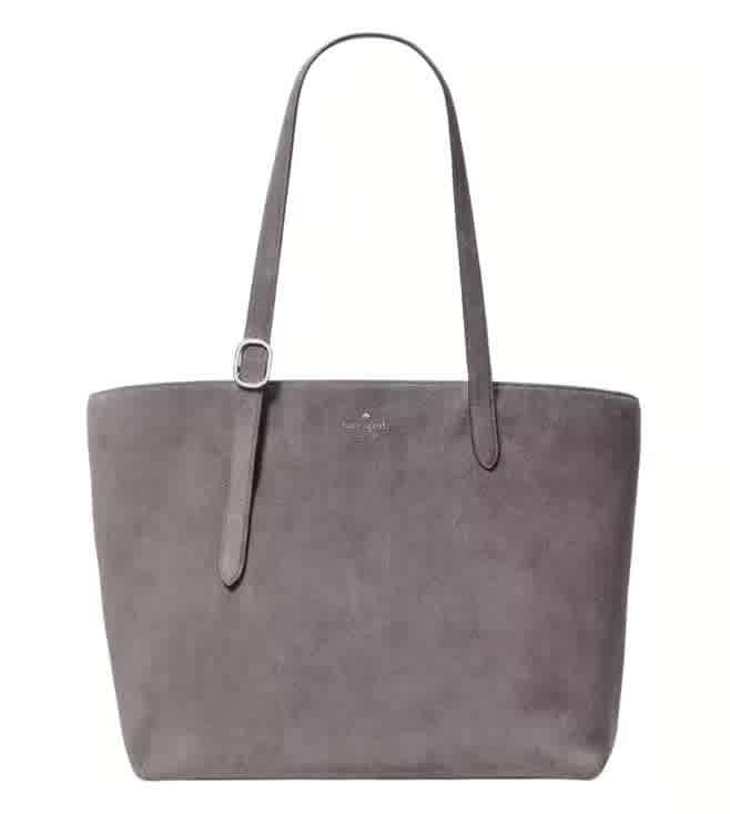 Grey Kate Spade New York 454 Suede Large Tote Bag