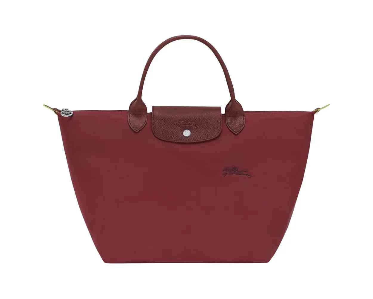 Wine Longchamp Le Pliage Pink Tote Bag