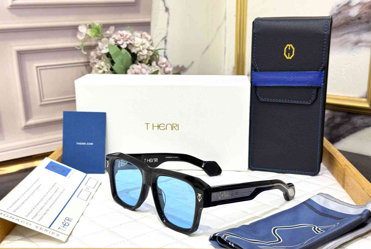 Blue T Henri Black Luxury Sunglasses