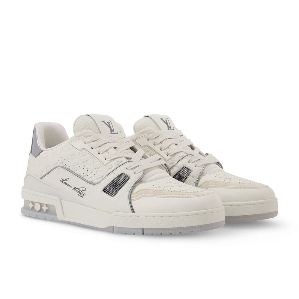 Louis Vuitton LV White Trainer Sneaker