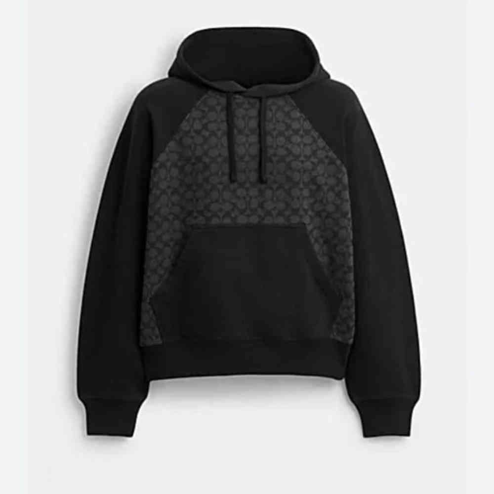 Coach Signature Black Premium Hoodie
