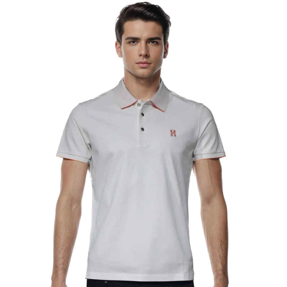 Hermes White Premium Quality T-shirt