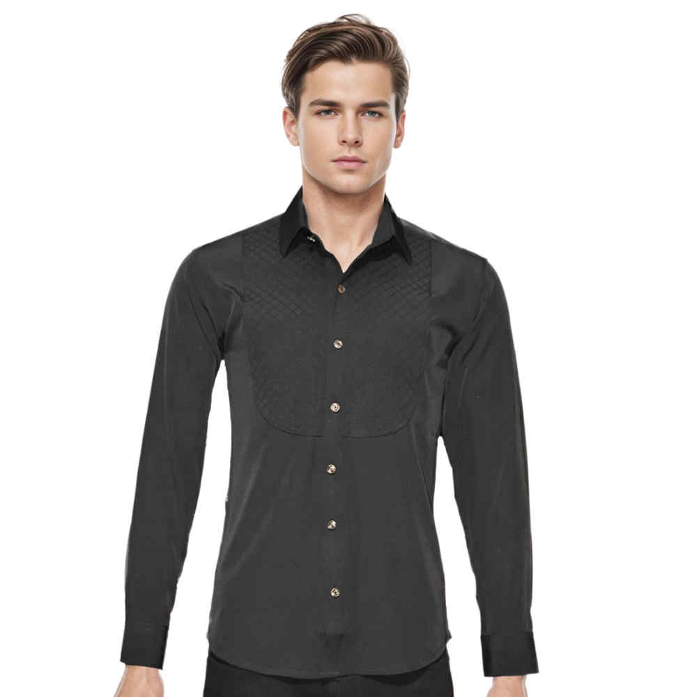 Dior Premium Quality Black Tuxedo Shirt