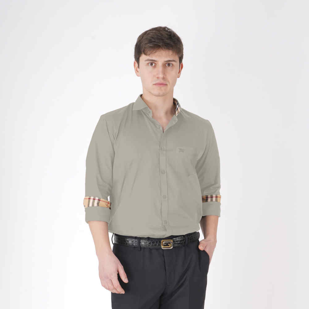 Burberry Beige Premium Quality Shirt