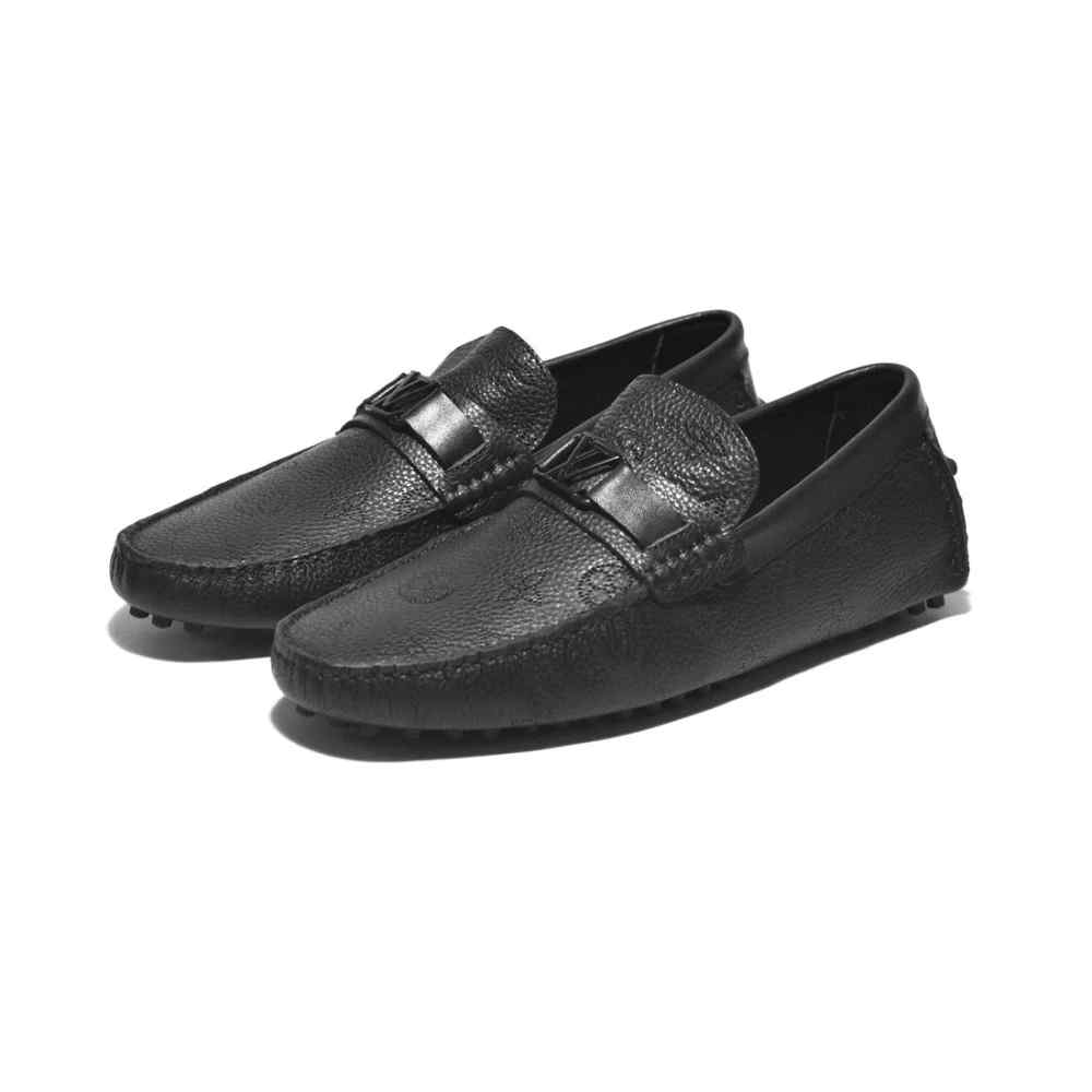 Louis Vuitton Black Premium Quality Design Loafers