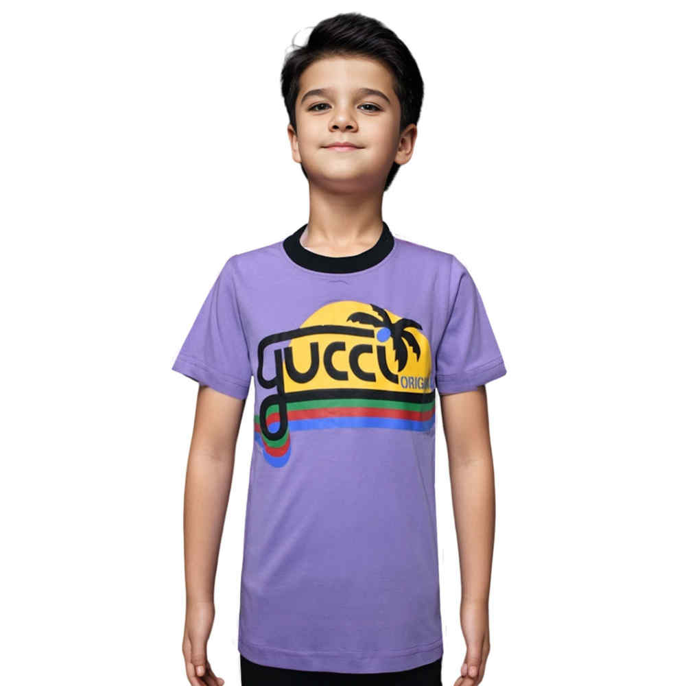 Gucci Purple Premium Quality Kids T-shirt