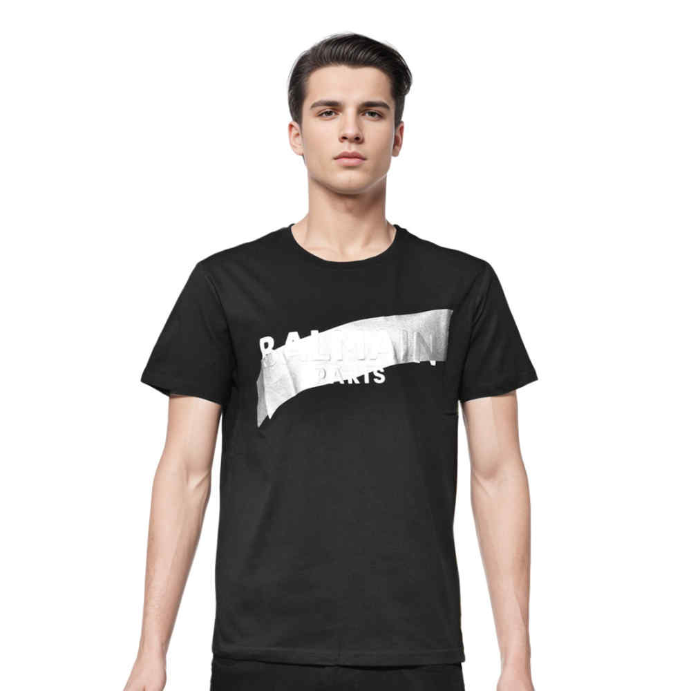 Balmain Paris Black Premium Quality Tees