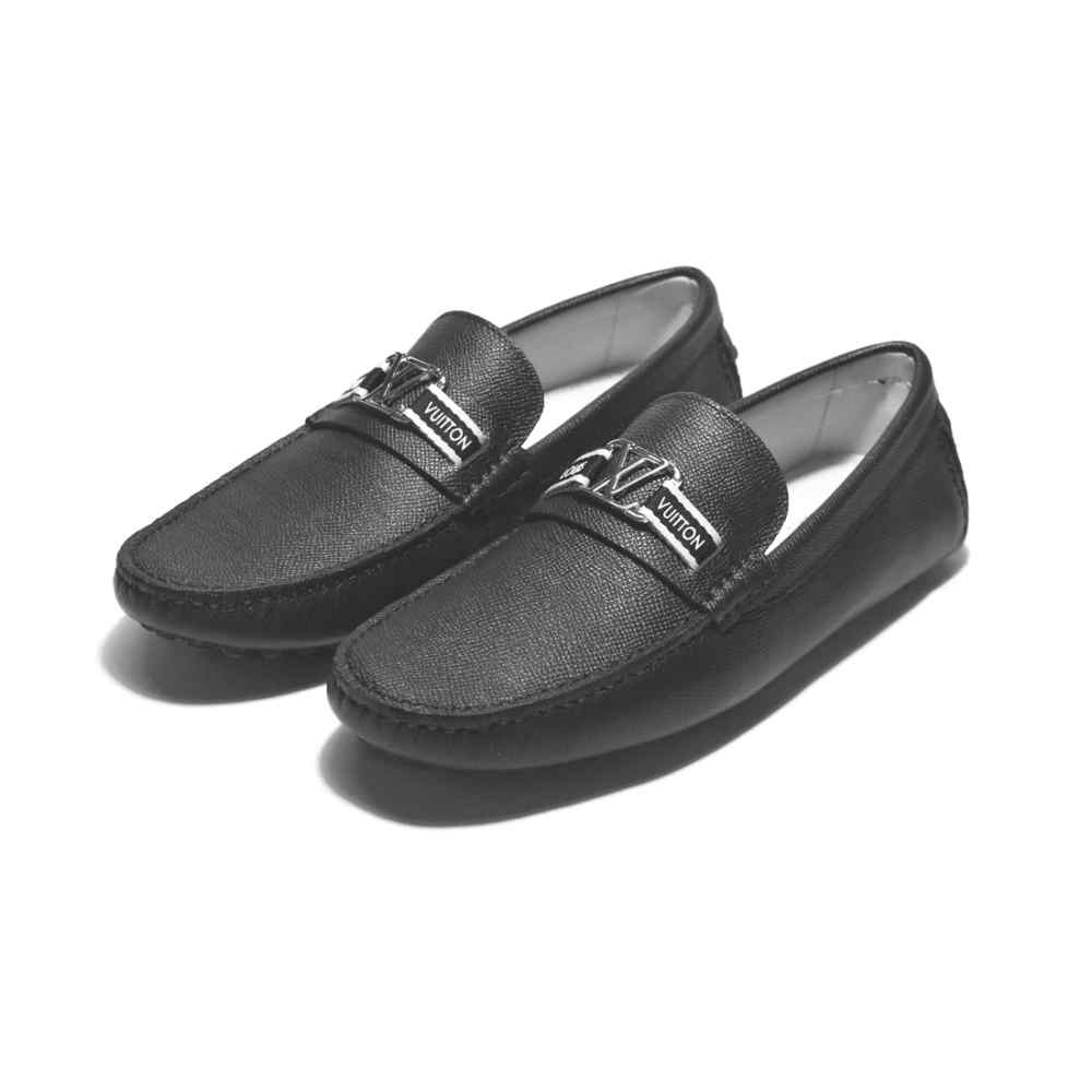 Louis Vuitton Hockenheim Moccasin Black Loafers