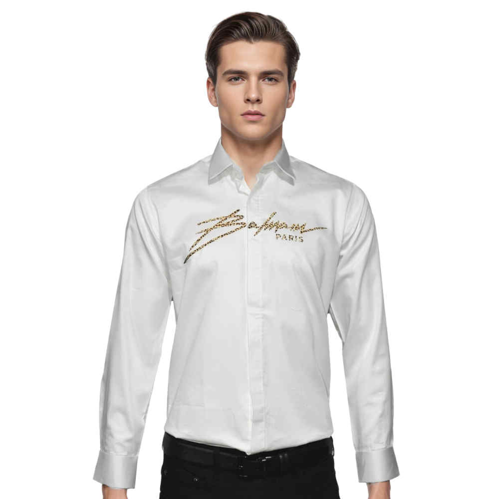 Balmain Paris White Premium Quality Shirt
