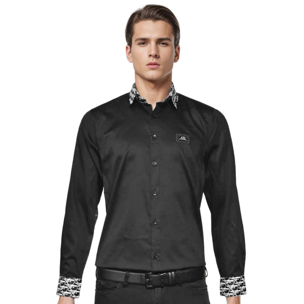 Christian Dior logo Patch Black Premium Shirt