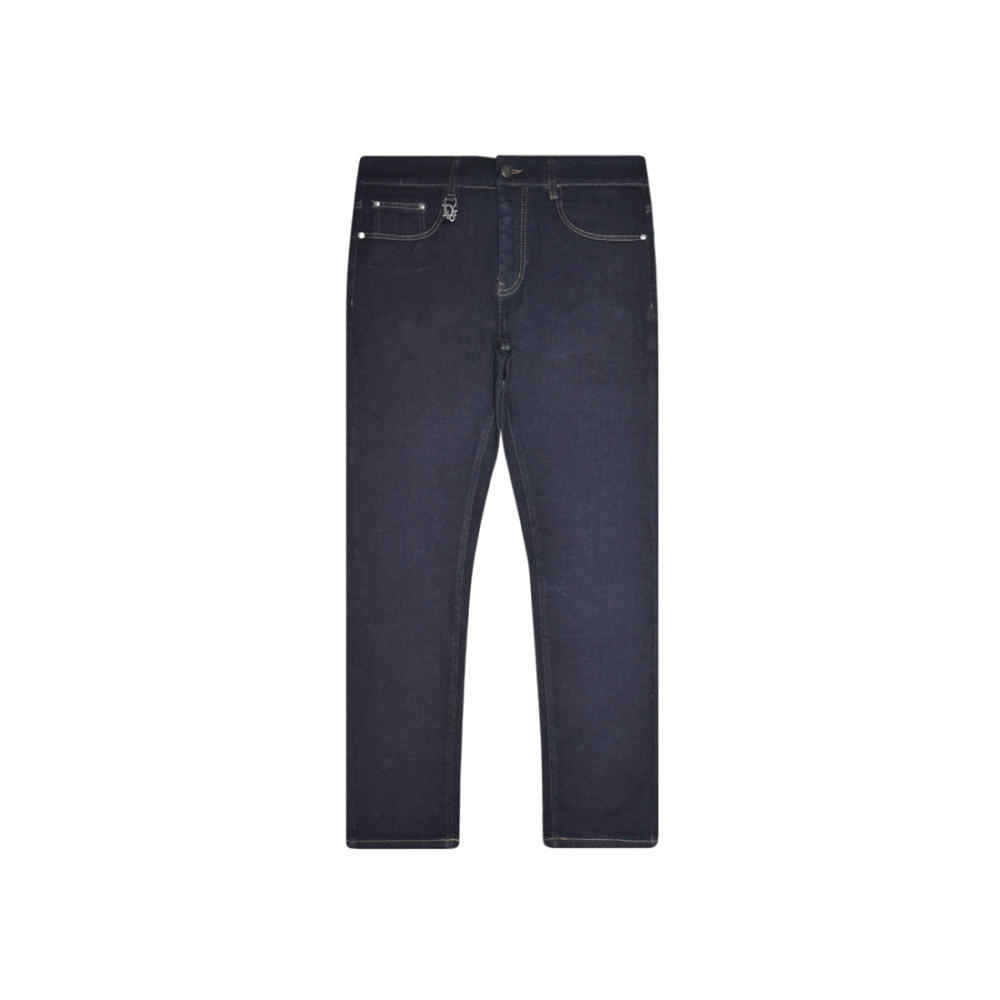 Dior Pocket-printed Dark Blue Premium Jeans