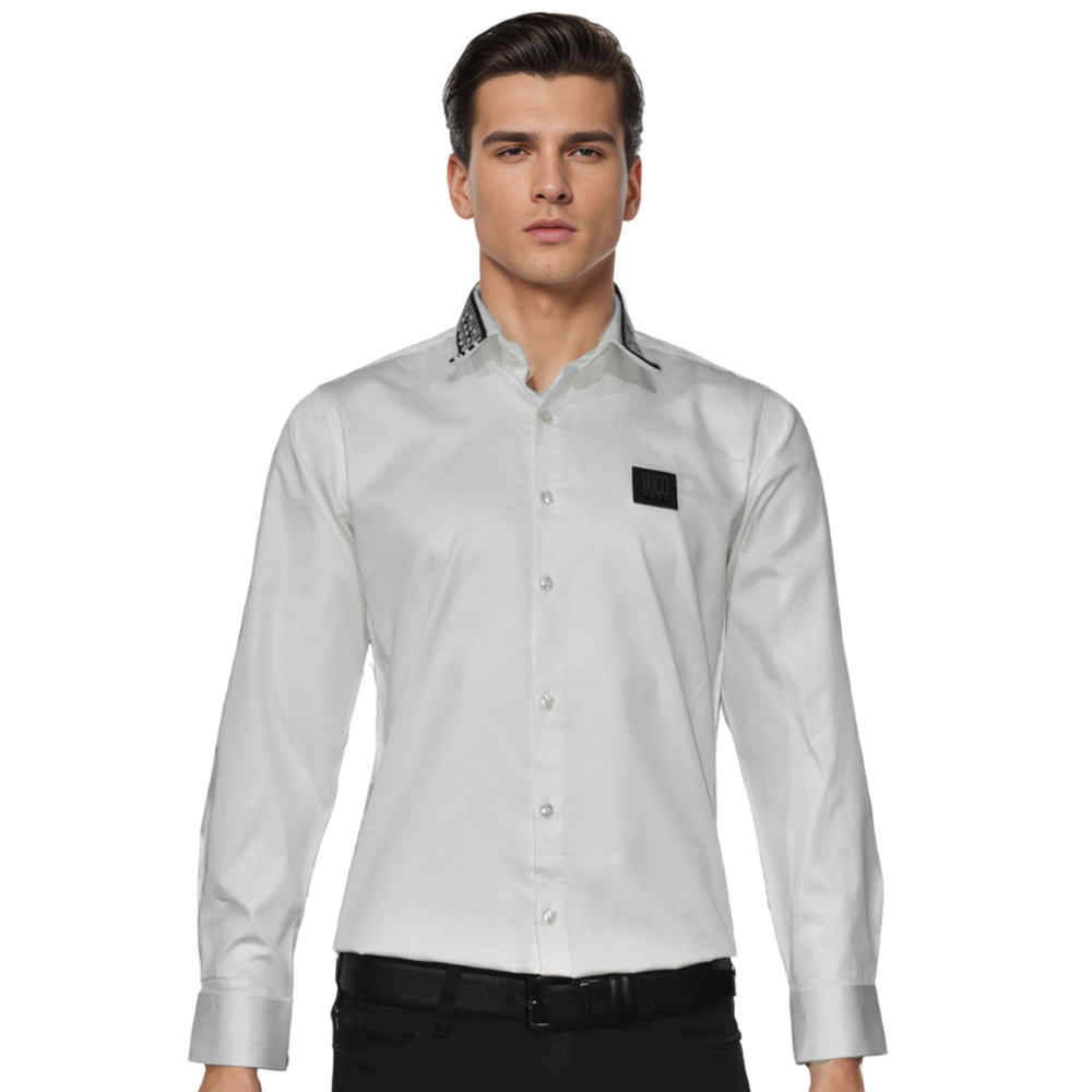 Hugo Boss White Premium Cotton Shirt