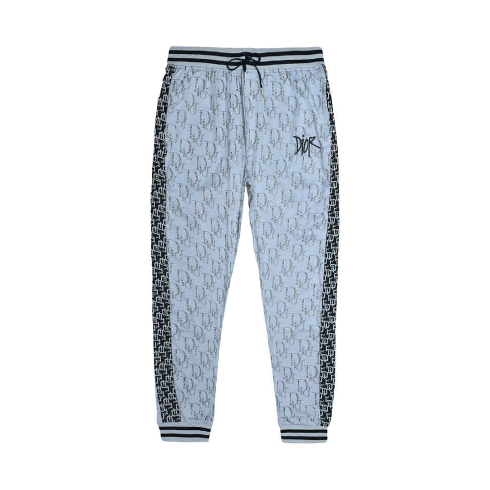 Dior Printed Grey Premium Men Track Pants