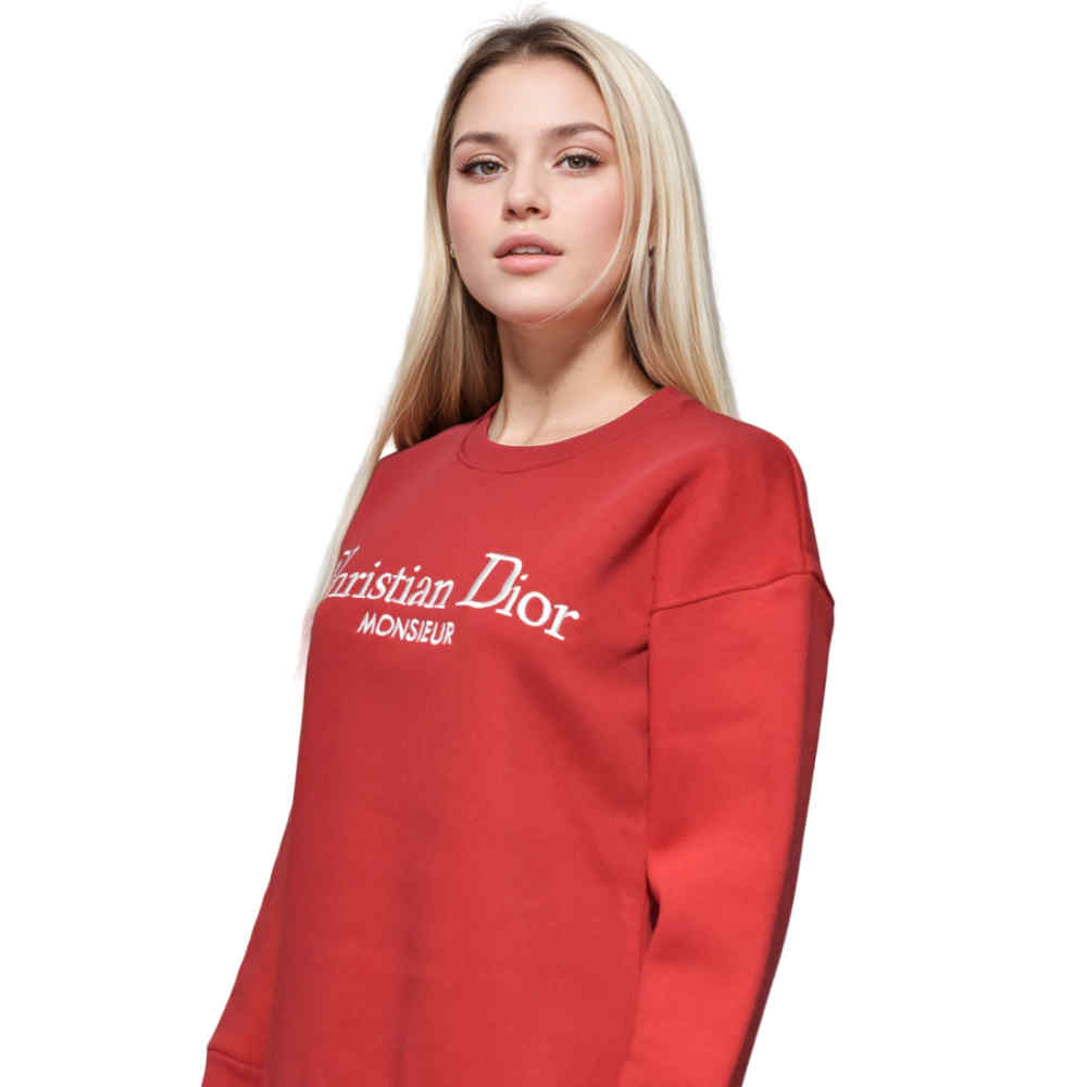 Dior Red Premium Quality Sweatshirt