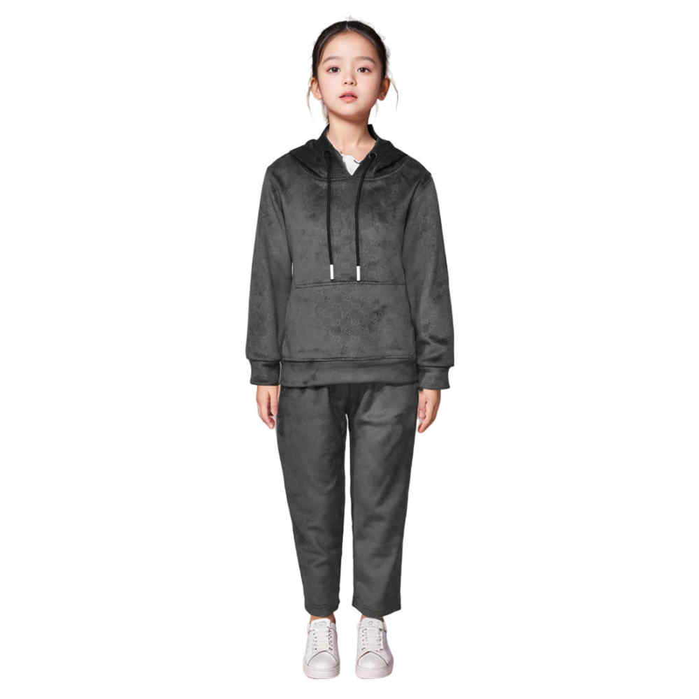 Gucci Dark Grey  Premium Quality Kids Tracksuit