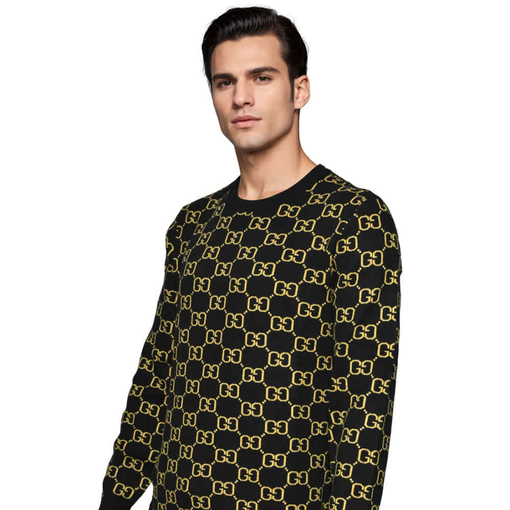 Gucci Black Authentic Crewneck Pullover