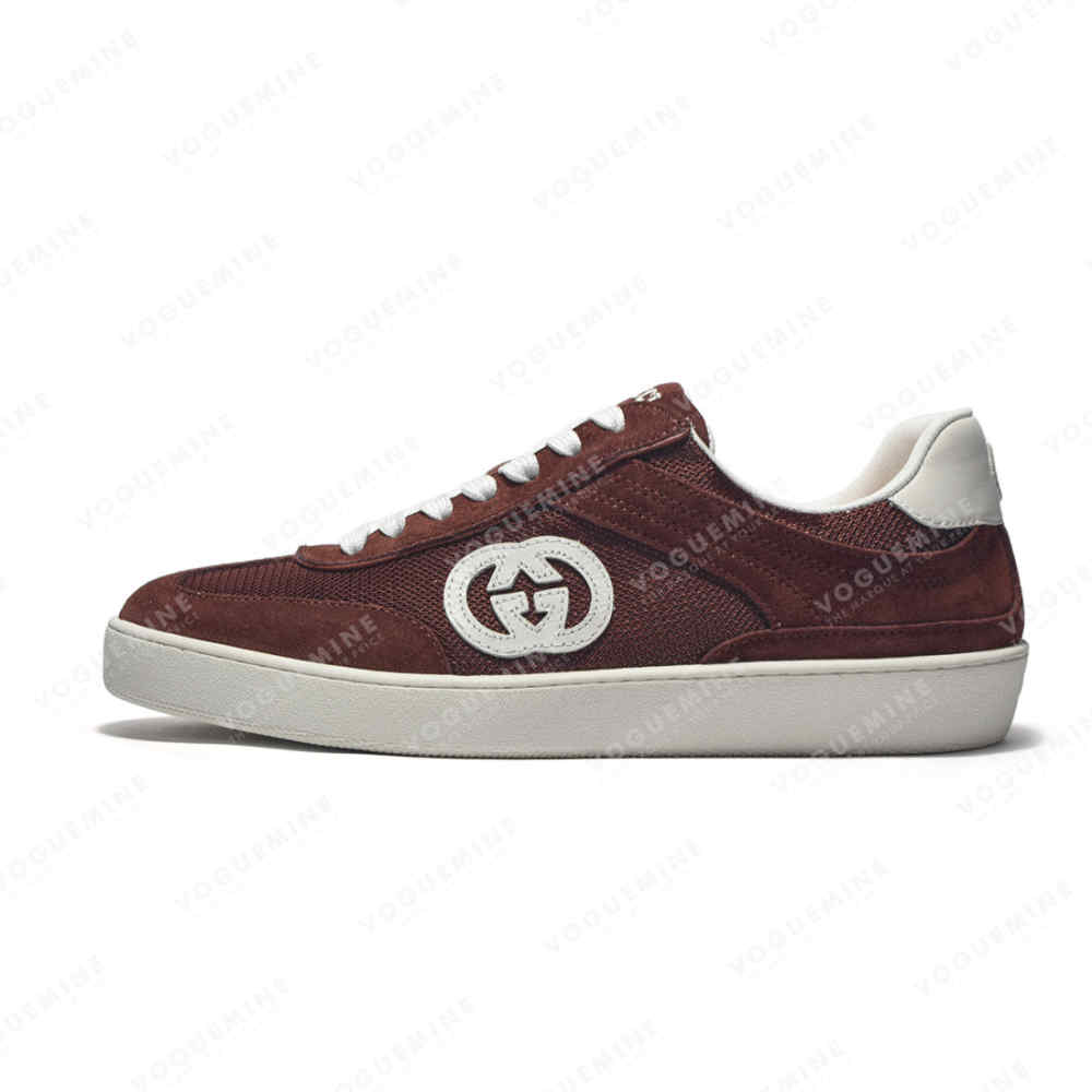 Gucci Wine Premium Interlocking G Sneaker