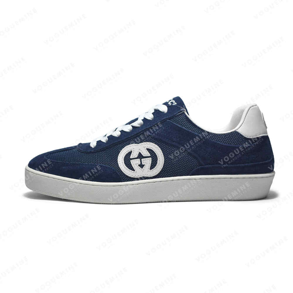 Gucci Blue Premium Interlocking G Sneaker