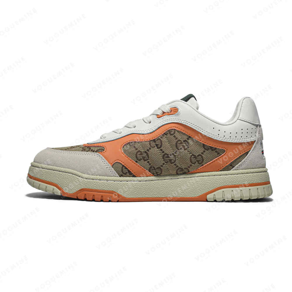 Gucci Orange Premium Re-Web Sneaker