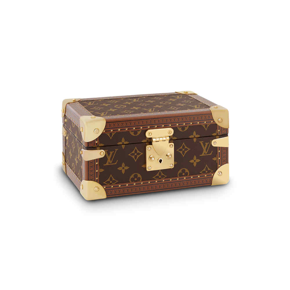 Louis Vuitton Brown Luxury Jewellery Box