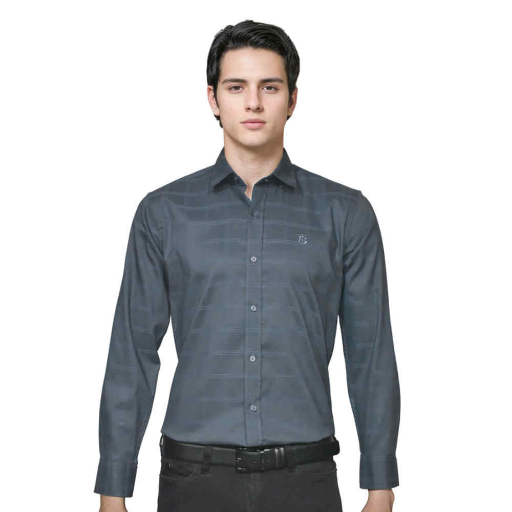 Burberry Light Navy Blue Premium Quality Shirt