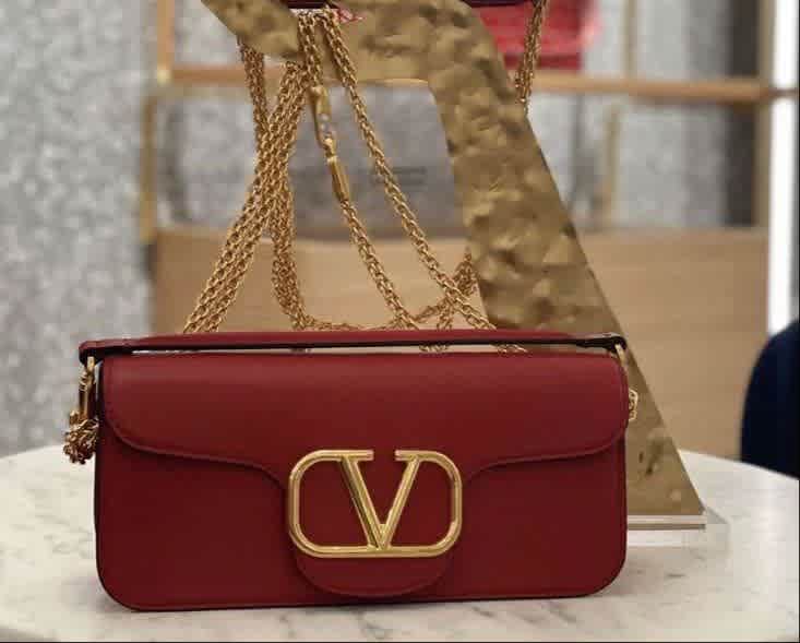 Valentino Locò Wine Sling Bag