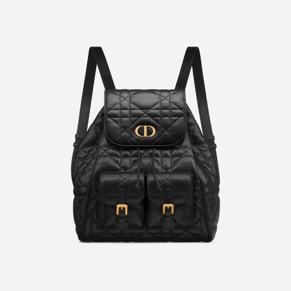 Christian Dior Black Premium Saddle Bag