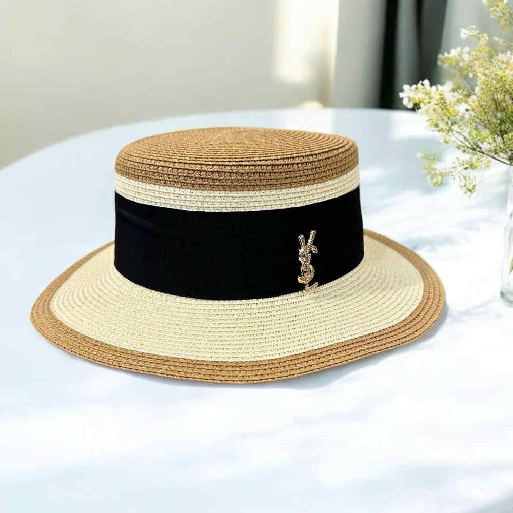 YSL Black & Brown Premium Bucket Hat