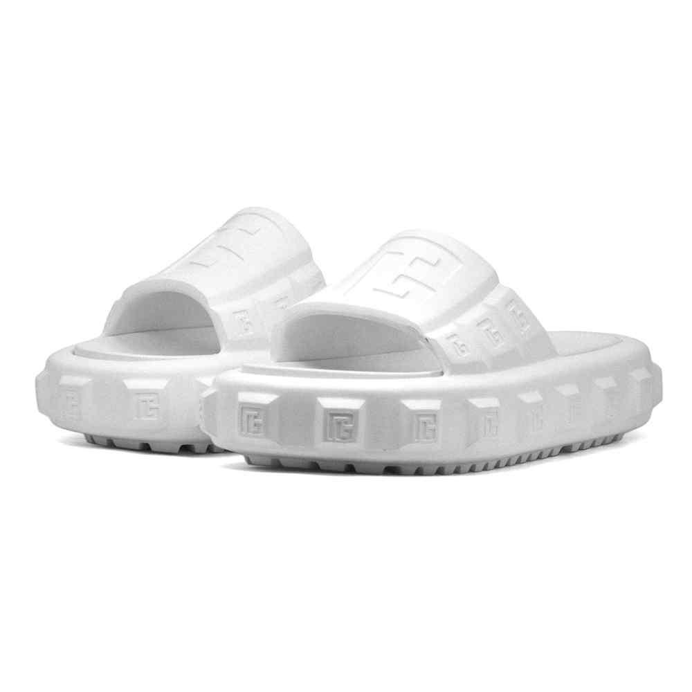 Balmain White Premium Quality Men's Flip-flops