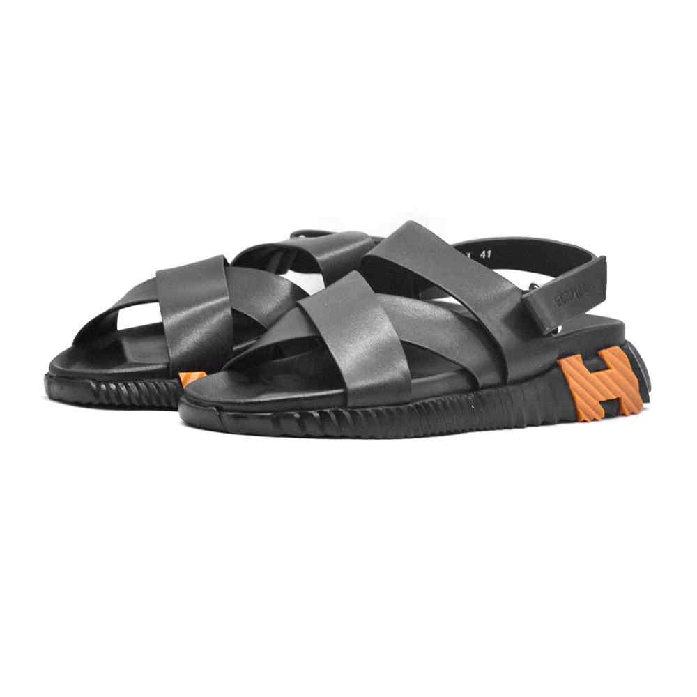 Hermes Black Premium Izmir Flip-flops