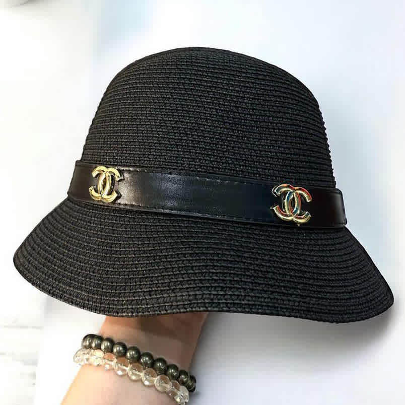 Chanel Black Premium All Weather Bucket Hat
