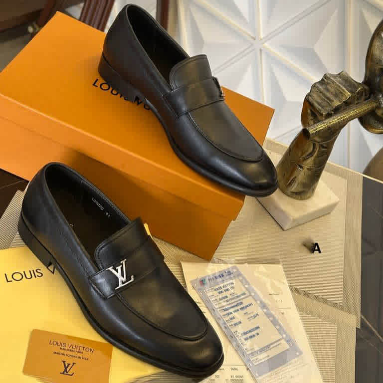 Louis Vuitton Black Premium Quality Loafer