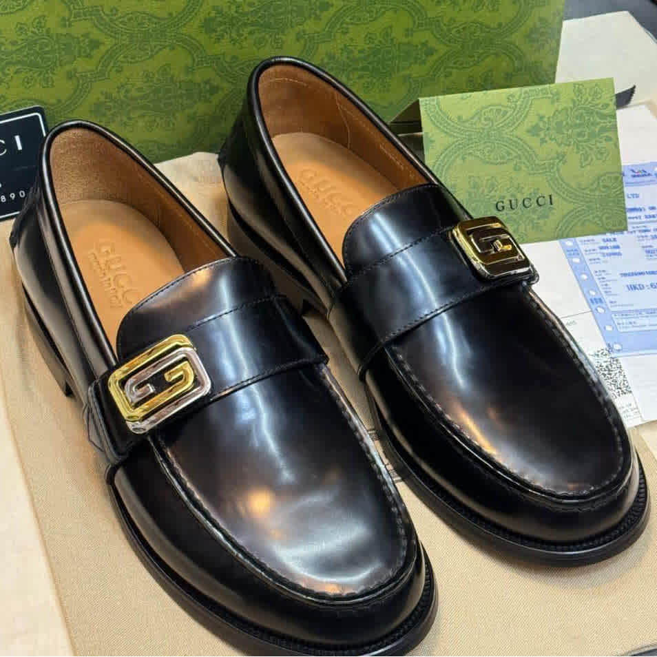 Gucci Black Premium Quality Loafers