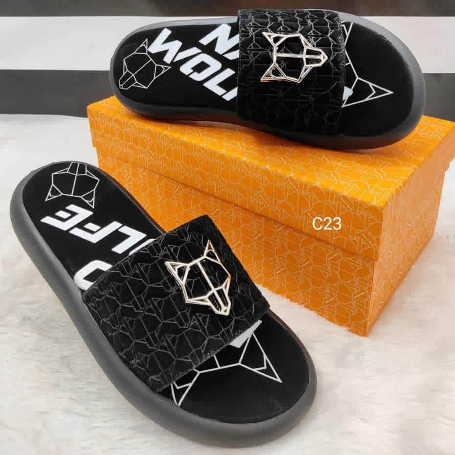 Naked Wolfe Black Premium Alias Flip-flops