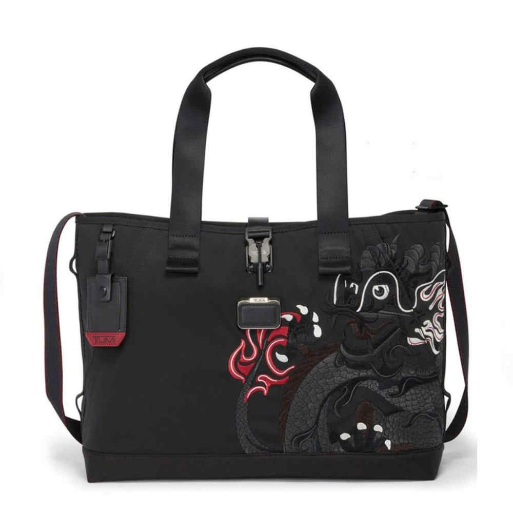 Tumi Premium Black Retreat Tote Bag