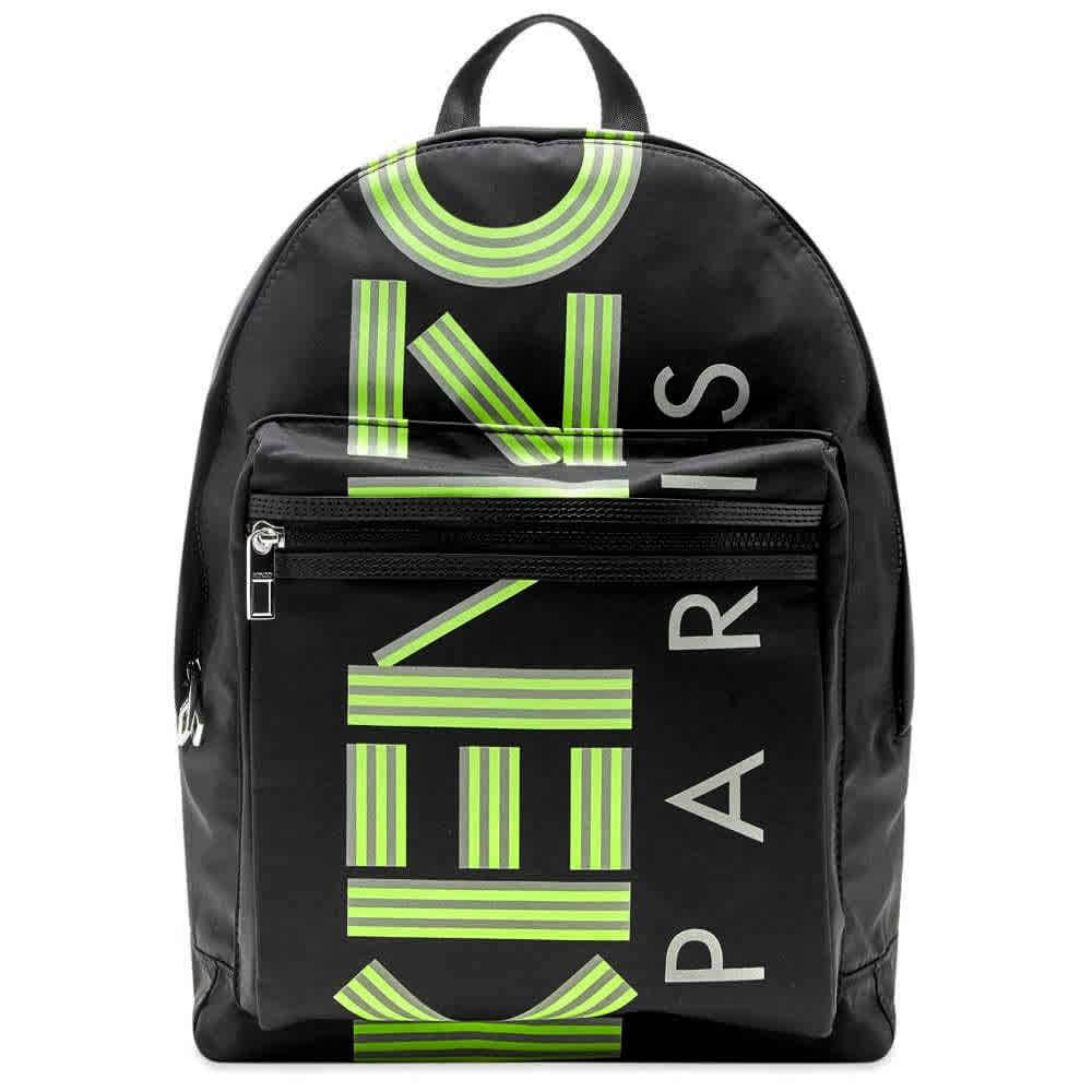 Kenzo Paris Black & Green Backpack