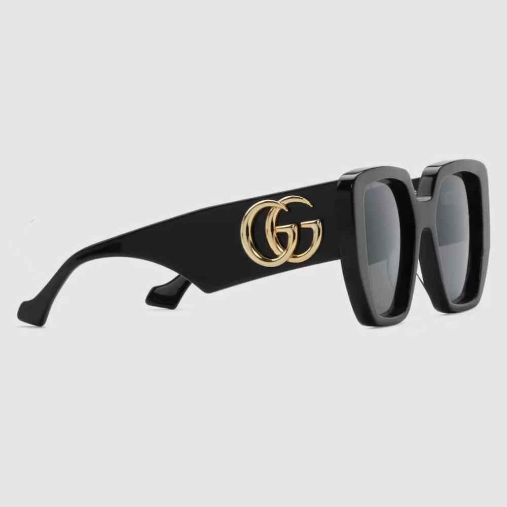 Gucci Black Premium Women's Sunglasses