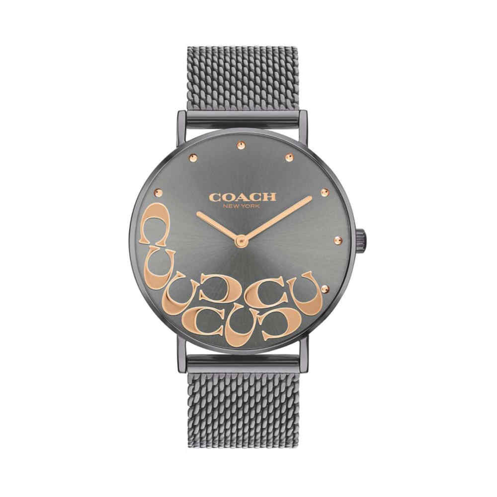 Coach Women Perry Dial & Stainless Steel Bracelet Style Straps Analogue Watch