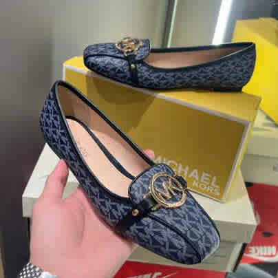 Michael Kors MK Fulton Black Flat Shoes