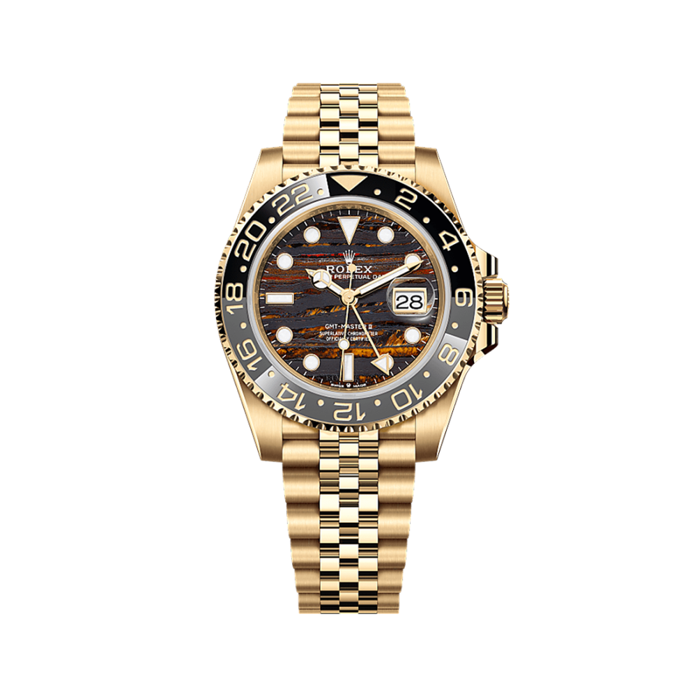 Rolex GMT-Master II Oyster, 40 mm, yellow gold M126718GRNR-0002