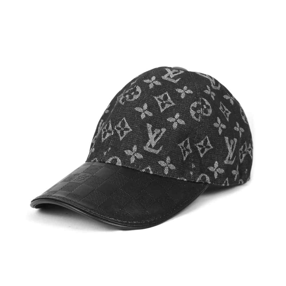 Louis Vuitton Monogram Black Premium Cap