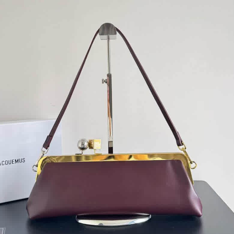 Jacquemus Salon Wine Evening Clutch Bag