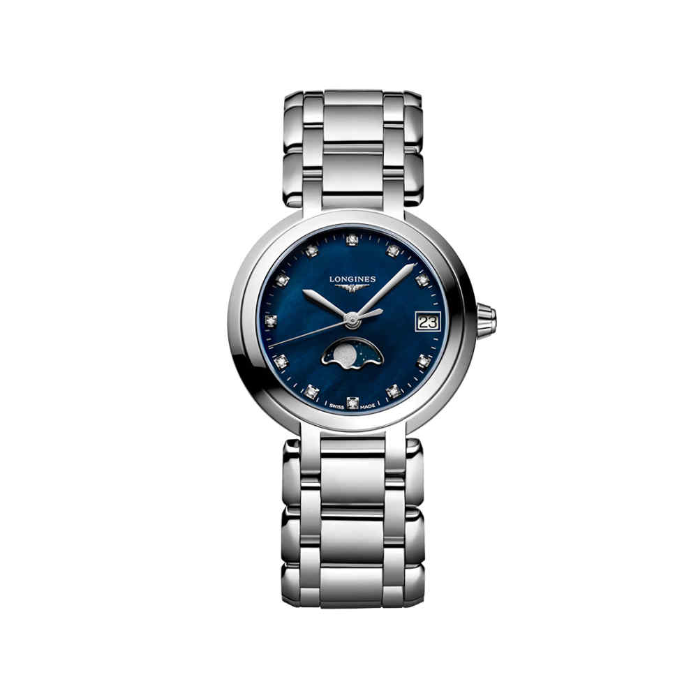Longines Primaluna Moonphase Quartz Watch L8.115.4.98.6