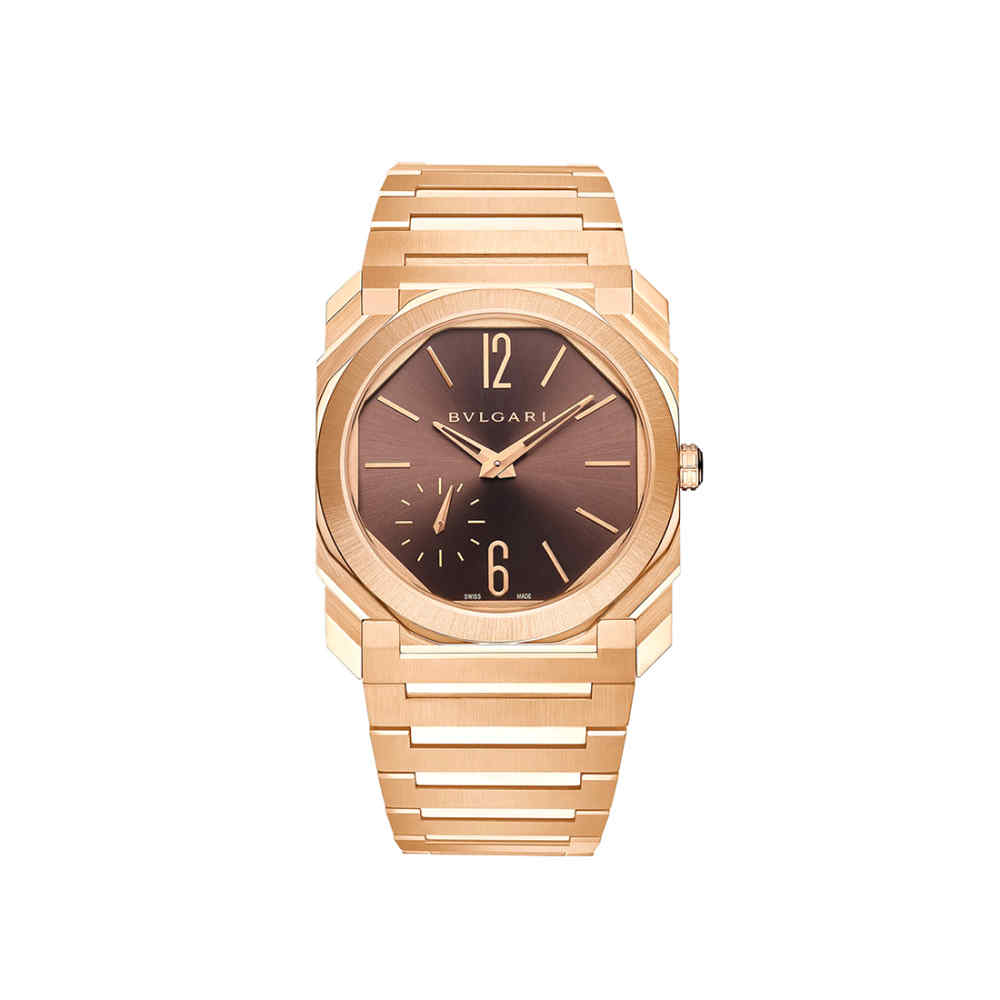 Bvlgari Premium Quality Brown Watch 103637